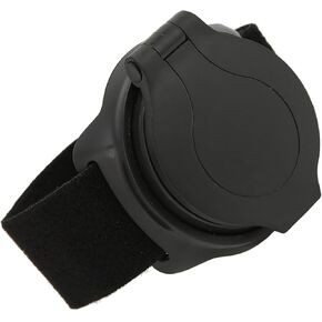 Bike Mirror Nylon Wrist Arm Strap Convex Design Black 5cm Diameter Bike Rearview Mirror for Motorcycles