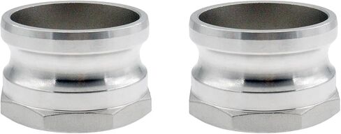 316 Stainless Steel Global Type A Cam and Groove Hose Fitting,1''Camlock Fittings,Male Adapter Female NPT Thread Camlock Fitting 2 Pack in Saudi Arabia