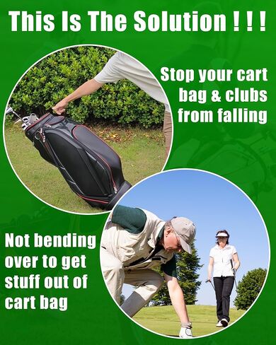 مرفق حامل حقيبة جولف ذو أسنان كبيرة، حامل حقيبة جولف خفيف الوزن، حامل قابل للتركيب لحقيبة الجولف، ملحقات حقيبة الجولف المحمولة، أرجل قابلة للطي in Kuwait