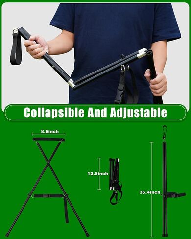 مرفق حامل حقيبة جولف ذو أسنان كبيرة، حامل حقيبة جولف خفيف الوزن، حامل قابل للتركيب لحقيبة الجولف، ملحقات حقيبة الجولف المحمولة، أرجل قابلة للطي in Kuwait