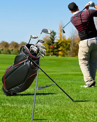 مرفق حامل حقيبة جولف ذو أسنان كبيرة، حامل حقيبة جولف خفيف الوزن، حامل قابل للتركيب لحقيبة الجولف، ملحقات حقيبة الجولف المحمولة، أرجل قابلة للطي in Kuwait