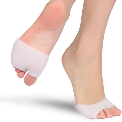 Metatarsal Pads, Soft Gel Ball of Foot Pads,Soft Toe Sleeves Toe Protectors, Toe Guards & Toe Covers for Women & Men Prevent Calluses & Blisters (1 Pair) in Saudi Arabia