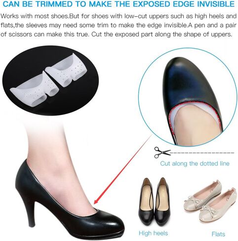 Metatarsal Pads, Soft Gel Ball of Foot Pads,Soft Toe Sleeves Toe Protectors, Toe Guards & Toe Covers for Women & Men Prevent Calluses & Blisters (1 Pair) in Saudi Arabia