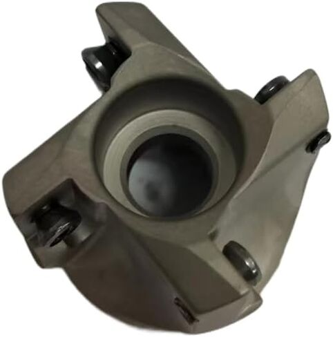 مطحنة نهاية قابلة للفهرسة R8 شانك 90 درجة، 40 مم قطر القطع 4 فلوت، R8 FMB22 7/16-20UNF مجموعة مطحنة نهاية الوجه مع 10 قطع APMT1604 كربيد ومفتاح T15 in Kuwait