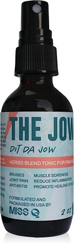 JOW Dit Da Jow لتخفيف الآلام بقوة أعلى - تركيبة عشبية صينية تقليدية لتخفيف آلام العضلات والمفاصل والالتهابات. رذاذ مسكن موضعي قوي صنع في الولايات المتحدة الأمريكية - 4 أوقية in Saudi Arabia