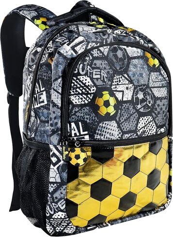 Decorably Backpack for Kids - 16.5in Boys Dinosaur Backpack with Rubber Patch, Boys Backpack 6-8, Kids Backpack Boys, Toddler Boy Backpack, Kid Dinosaur Backpack for Boys Dinosaur Backpacks in Saudi Arabia