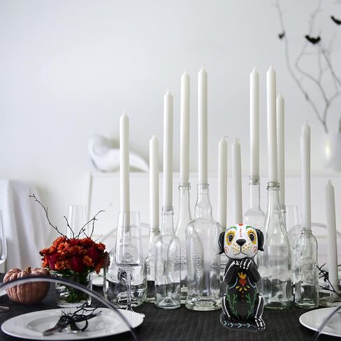 تمثال صغير للكلاب من Needzo Dia De Los Muertos، ديكور واقف ليوم الموتى للمنزل، ديكور جمجمة السكر للهالوين، 22.86 سم in Saudi Arabia