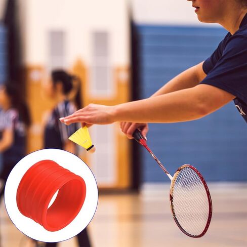 Badminton Racket Handle Grip Ring - Rubber Anti-Slip Fix Ring Grip Band, Apply to Badminton Tennis Rackets/Handle in Saudi Arabia
