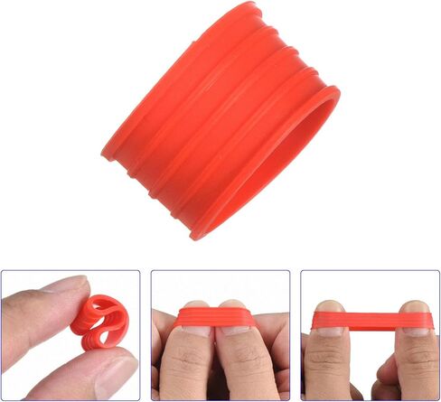 Badminton Racket Handle Grip Ring - Rubber Anti-Slip Fix Ring Grip Band, Apply to Badminton Tennis Rackets/Handle in Saudi Arabia