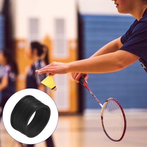 Badminton Racket Handle Grip Ring - Rubber Anti-Slip Fix Ring Grip Band, Apply to Badminton Tennis Rackets/Handle in Saudi Arabia