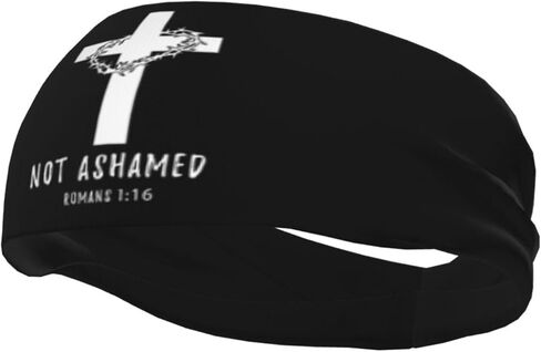 Headbands Religious Christian Faith Jesus 16 Sweatband for Women Men-Yoga Sweat Band Elastic Wide Hair Bands for Sports Fitness in Saudi Arabia