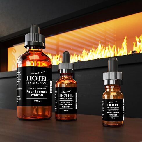 Hotel Diffuser Oil Inspired by The Four Seasons Whistler - No. 1019 - AirScent Essential Oil Blend - 120 mL, 4 fl oz Fragrance Oil Glass Dropper Bottle for Aromatherapy Diffusers and Humidifiers in Saudi Arabia