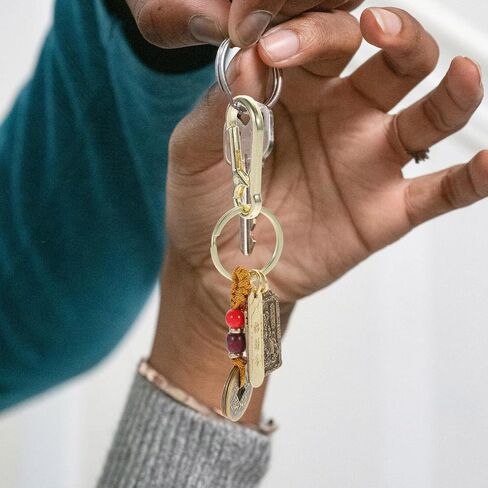 Chinese Feng Shui Keychain, Brass Wu Keychain, Amulet Good Luck Backpack Charms, with Feng Shui Coins for Wealth in Saudi Arabia