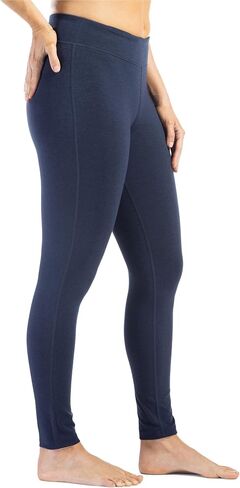 Fishers Finery Women's Ecofabric Athletic Yoga Ankle Legging (Black, M Tall) in Saudi Arabia