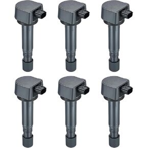 BDFHYK Ignition Coils Pack Compatible with Honda Civic l4 1.8L Coil for UF-582 C1580 099700-102 DQ50132 610-50104 5C1637 E1082 52-1874 IC662 30520-RNA-A01 30520RNAA01 Set of 4
