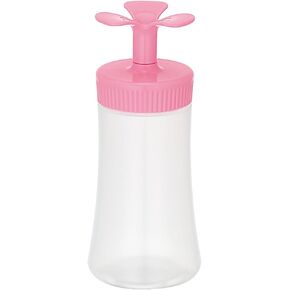 PRETYZOOM Simple Syrup Container Condiment Dispenser Refillable Bottles Dispenser Container Salad Sauce Bottles Squeeze Bottles Condiment Bottle Salad Dressing Pink Vinegar Pot re-usable