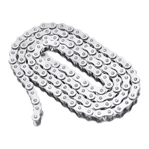 uxcell #40/ DIN/ISO 08A Roller Chain 5 Feet 1/2" Pitch Stainless Steel Roller Chains for Go-Karts, Bicycles, 120 Links