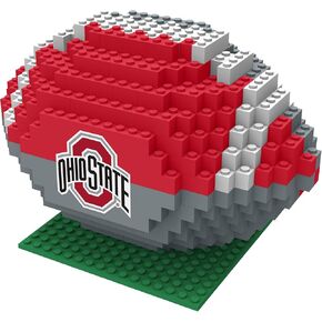 FOCO NCAA Unisex-Adult NCAA College 3D BRXLZ Team Logo XL Football Building Block Set