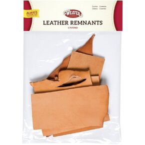 Weaver Leather Leather Remnant Bag , Russet, 1 lb.