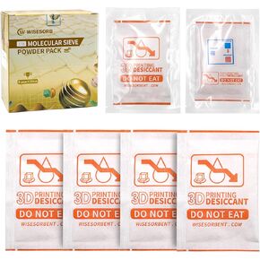 13X Molecular Sieve Powder Packs for 3D Printer Filament Storage, 3D Printer Filament Dryer (20g/30pcs)