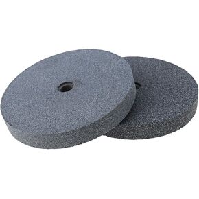 Create idea 2Pcs Bench Grinder Grinding Wheel, 36 and 60 Grit Aluminum Oxide - 6Inch (1 Inch Hole) in Saudi Arabia