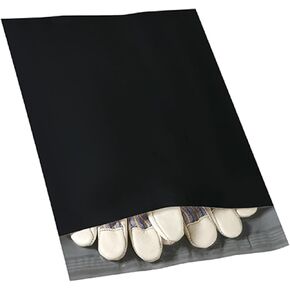 ProLine 9x12 Black Poly Mailer Envelopes Shipping Bags with Self Adhesive, Waterproof and Tear-Proof Postal Bags (100)
