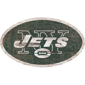 Fan Creations NFL New York Jets Unisex New York Jets Team Logo 8in Cutout, Team Color, 8 inch