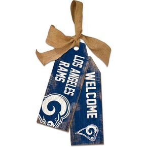 NFL St. Louis Rams Unisex Los Angeles Rams Team Tags, Team Color, 12 inch