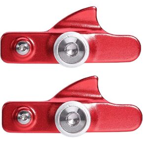 1 Pair Brake Pads, 5 Colors Aluminium Alloy Road Brake Shoes Drawer Brake Pads for Mountain Bike(Red)
