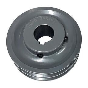 2AK41-1, 2AK411 v Belt Pulley,3.95'' inch OD, 1'' Inch Bore,Cast Iron Material, AK Double Groove v Belt Pulleys for "4L" or "A" or "3L" Belts