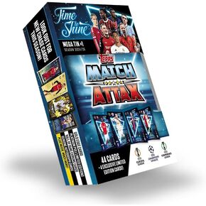 Topps Match Attax 24/25 - Random Mega Tin - Contains 44 Match Attax Cards Plus 4 Exclusive LEs