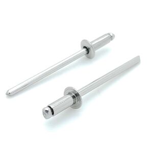 100 Qty Aluminum Blind Rivets (#4-2) 1/8" Diameter x 1/8" Grip (BCP865)