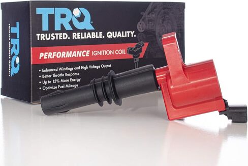 TRQ 8 Piece Premium High Performance Ignition Coil Black and Red Kit Set for Ford/Lincoln/Mercury in Saudi Arabia