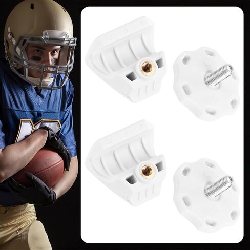 2pcs Football Helmet Clips for Oakley, Football Visor Clips Football Visor Clips Helmet Screws for Visor Football Helmet Accessories Compatible with Oakley Visor in Saudi Arabia