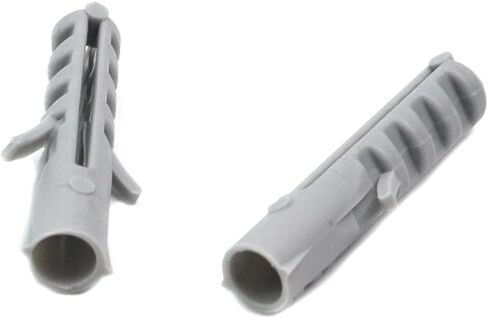 Xiaoyztan 200 قطعة من مراسي برغي الحوائط الجافة أنبوب توسيع PP رمادي لمشاريع تركيب الحائط مراسي M6x30mm لبرغي M3.5-M4 in Kuwait