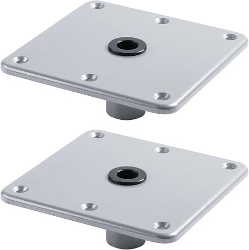 CHANGE MOORE Boat Seat Base 7" x 7" for 3/4" Boat Seat Pin Post Socket Aluminum Marine Heavy Duty Boat Seat Pedestal Base Bracket for Most Marine Fishing Pontoon Boat in Saudi Arabia