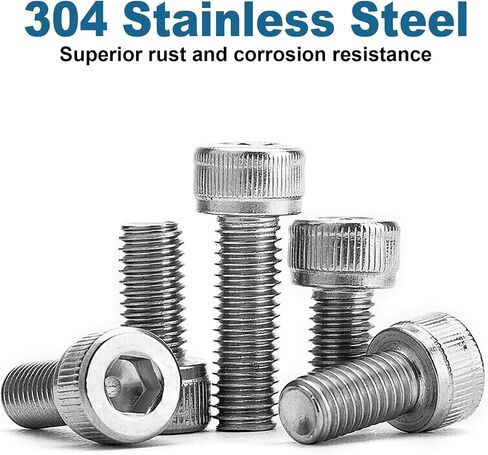 1128 pcs Stainless Steel M3 Hex (Allen) Drive Socket Head Cap Bolt Assortment Kit, Screw, Nut & Washer Set, M3 x 4/5/6/8/10/12/14/16/18/20/25/30/mm, Reusable Storage Case in Saudi Arabia