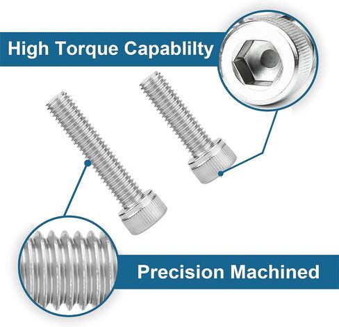 1128 pcs Stainless Steel M3 Hex (Allen) Drive Socket Head Cap Bolt Assortment Kit, Screw, Nut & Washer Set, M3 x 4/5/6/8/10/12/14/16/18/20/25/30/mm, Reusable Storage Case in Saudi Arabia