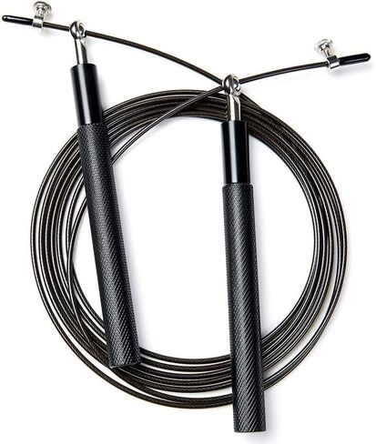Jump Rope with Counter Steel Jump Rope Adjustable Speed Jump Ropes for Fitness Aerobics and Daily Exercise，Weighted Jump Rope and Yoga Mats for Home Workout Jumping Skipping Rope in Saudi Arabia