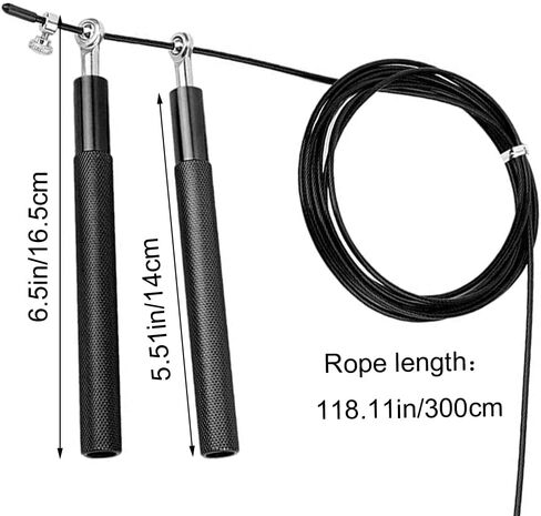 Jump Rope with Counter Steel Jump Rope Adjustable Speed Jump Ropes for Fitness Aerobics and Daily Exercise，Weighted Jump Rope and Yoga Mats for Home Workout Jumping Skipping Rope in Saudi Arabia