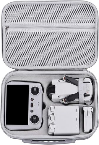 حافظة Mini 4 Pro، حقيبة حمل صلبة لجسم الطائرة بدون طيار وحقيبة تخزين محمولة وحقيبة سفر لـ DJI Mini 4 Pro مع ملحقات غطاء واقي عصا التحكم DJI RC 2 in Saudi Arabia