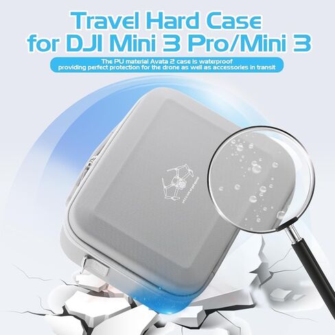 حافظة Mini 4 Pro، حقيبة حمل صلبة لجسم الطائرة بدون طيار وحقيبة تخزين محمولة وحقيبة سفر لـ DJI Mini 4 Pro مع ملحقات غطاء واقي عصا التحكم DJI RC 2 in Saudi Arabia
