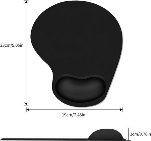 Varsamp Ergonomic Mouse Pad with Wrist Rest Support, Mousepad with Comfortable Gel Wrist and Non-Slip PU Base for Pain Relief, Computer, Laptop, Office, Home (Beach-2) in Kuwait