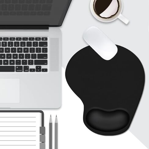 Varsamp Ergonomic Mouse Pad with Wrist Rest Support, Mousepad with Comfortable Gel Wrist and Non-Slip PU Base for Pain Relief, Computer, Laptop, Office, Home (Beach-2) in Kuwait