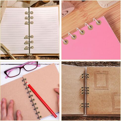 4000pcs Hole Reinforcement Stickers, Self-Adhesive 1/4 Inch Diameter Loose-Leaf Paper Hole Punch Protectors Reinforcement Circle Labels for School Home and Office, Non-Printable (Clear) in Saudi Arabia