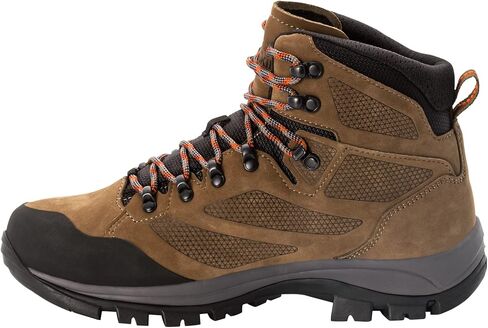 حذاء Jack Wolfskin الرجالي Rebellion Texapore Mid M للمشي لمسافات طويلة، Phantom/Burly Yellow XT، 13 in Saudi Arabia