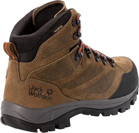 حذاء Jack Wolfskin الرجالي Rebellion Texapore Mid M للمشي لمسافات طويلة، Phantom/Burly Yellow XT، 13 in Saudi Arabia
