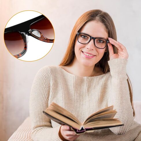 10 أزواج من وسادات أنف النظارات، وسادات أنف لاصقة من السيليكون الشفاف، مقابض الأنف، نظارات شمسية، وسادات أنف بديلة، وسادات أنف غير قابلة للانزلاق، مقابض للنظارات الشمسية in Saudi Arabia