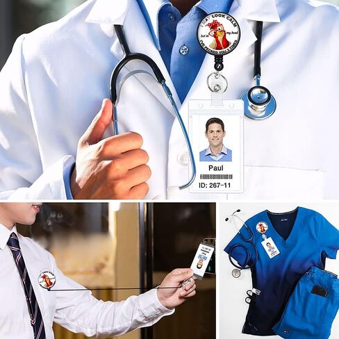 Badge Reel Holder Cute Retractable ID Clip for Nurse Name Tag Card, Funny You're Doing Amazing Sweetie Nursing Doctor Student Medical Work Office in Saudi Arabia
