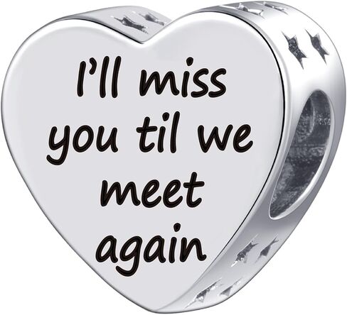 Prayer Heart Charm Compatible Pandora Charm Bracelet Christmas Family Memorial Cross Loss Family Friend Bead Girls Anniversary Birthday in Saudi Arabia